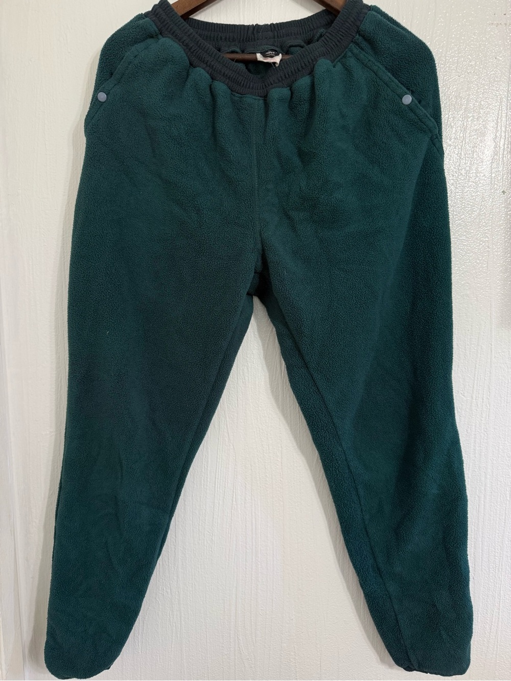 VTG 90s Patagonia Synchilla Fleece Pants Green PCR USA Unisex Men Large